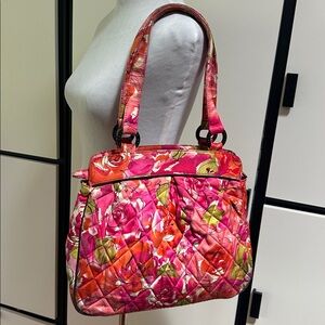 Vera Bradley Wilma Shoulder Bag "Vintage Rose" RETIRED